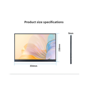 16 "IPS màn hình di động 4K UHD 3840x2400 1000 nits 12ms FreeSync 1500:1 USB-C tương phản cho VESA trường hợp thông minh máy tính xách tay tích hợp - Product Image 2