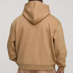 Premium Street-wear 100%Cotton Fleece Heavyweight <b>Hoodies</b> <b>Men</b> Casual Oversized <b>Plain</b> With Custom Logo Pullover Style No String - Product Image 3