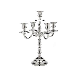 Candélabre de mariage de style moderne à trois piliers, bougeoir en métal et aluminium à trois bras, décoration de table de mariage - Product Image 2