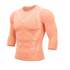 T-shirt de sport pour homme à séchage rapide, respirant et extensible, avec logo personnalisé, vêtements de sport pour hommes actifs, fabricant - Product Image 3
