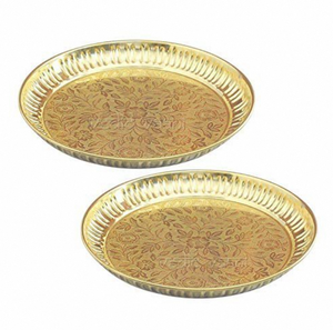 Thali Decorativo de la Colección Real, Exclusivo Juego de Thali Festivo en Oferta, Precio de Proveedor de la India - Product Image 1