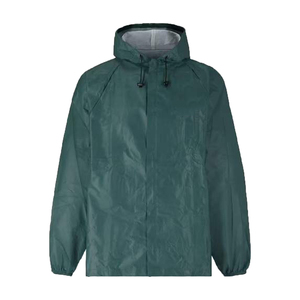 Top Selling Cheap Price Custom Waterproof Rain Suit Men Reflective Stripe Hooded <b>Jacket</b> Pants Set Outdoor Windproof Rainwear - Product Image 4