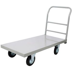 Carrello Industriale Robusto con Ruote Piatte in Acciaio 24 X 48, Capacità 2000 lb, Carrello a Mano con Pianale Liscio - Product Image 1