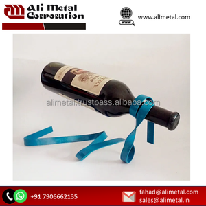 Porte-vin en métal élégant organisé Porte-vin décoratif pour la décoration du salon et la décoration de fête Personnalisable - Product Image 6