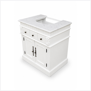 Modern Outdoor <b>Kitchen</b> Furniture Tables Wash Basin Series Made of Solid Teak Wood with Drawers - Product Image 4