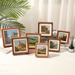 Luxury Handmade MDF Eco-Friendly Photo <b>Frame</b> | Silk Screen Printing Customizable Colors Tabletop Modern Home Office Decor - Product Image 5