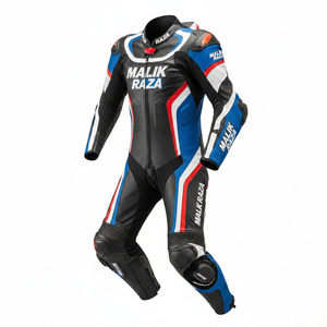 Traje de Motocicleta de Cuero Transpirable Serie Elite |   Nueva Tecnología de Ventilación 2026 |   Especificaciones Técnicas de Carreras Personalizadas - Product Image 1