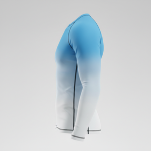 Unisex Long Sleeve Rash Guard Quick Dry Compression Fit Athletic <b>Swim</b> <b>Shirt</b> Surf Top Protective Activewear for Outdoor Adventure - Product Image 3