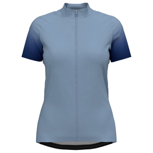 Maillots de cyclisme personnalisables en gros, couleur personnalisée, impression par transfert thermique, 100% polyester, séchage rapide, respirant, OEM - Product Image 4