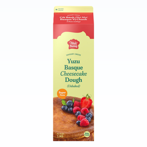 Service de Marque Blanche Emballage Individuel HALAL OEM/ODM Crème Non Laitière Yuzu Pâte à Cheesecake Basque 1KG Pour Boulangerie Prix Compétitif - Product Image 1