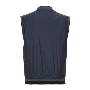 Vêtements de mode OEM, coupe ajustée, vêtements décontractés, poches zippées personnalisées, vestes sans manches pour hommes de haute qualité, simples et confortables - Product Image 6
