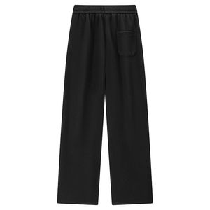 ผู้ผลิตกางเกงวอร์มแบบสั่งทำพิเศษ เนื้อผ้าฟลีซระบายอากาศดี ซับในสองชั้น ทรงหลวมแบบซ้อนทับ คุณภาพสูง ขนาดใหญ่พิเศษ เอวยางยืด สำหรับผู้ชาย - Product Image 2