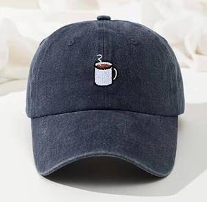 Casquette de baseball unisexe pour adultes, motif tasse à café imprimé par transfert thermique, style décontracté, 100 % coton respirant, toutes saisons, extérieur - Product Image 4
