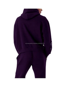 Ensemble de vêtements de course à pied décontractés pour hommes personnalisés OEM Winter Me'sn Survêtement Joggers Gym Wear Plus Size 2 Piece Suit - Product Image 3