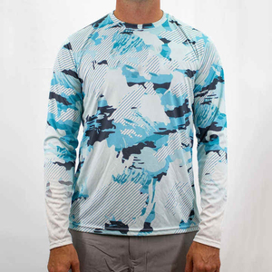 Jersey de Pesca de Primera Calidad, Impermeable, Talla Grande, Cuello Redondo, Alto Rendimiento, para Actividades al Aire Libre, UPF 50+, Protección Anti-UV, en Grandes Cantidades - Product Image 3