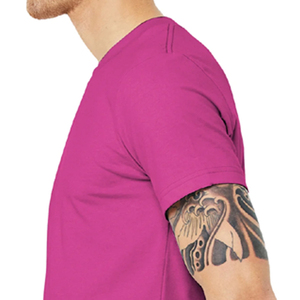 T-shirt pour homme en coton 100% sur mesure, design OEM, coupe ample et oversize, col montant, manches courtes, impression sérigraphique de haute qualité - Product Image 6