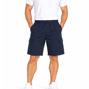 Mens <b>Cargo</b> <b>Shorts</b> 100% Cotton Twill Quick Dry Anti-Bacterial High Waist Comfortable <b>Lightweight</b> Outdoor Casual Wear OEM ODM - Product Image 3