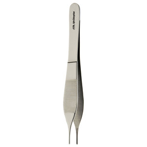 Manipulation des tissus délicats Instrument médical en acier inoxydable de 4.75 pouces Adson Stille Tissue Forceps Instrument chirurgical de précision - Product Image 3