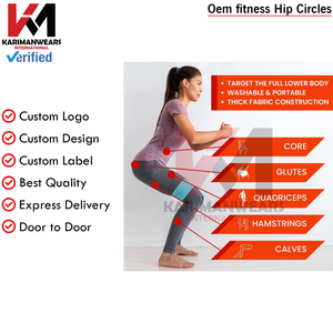 Bande de Résistance pour Hanches Hommes Femmes, Entraînement des Fessiers, Activation des Gluteus, Fournisseur OEM - Product Image 4