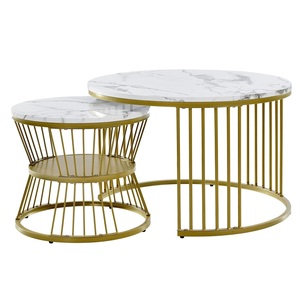 Modern Luxury Round Coffee <b>Table</b> Living Room Furniture Premium Center <b>Table</b> Stylish Indoor Home <b>Decor</b> <b>Table</b> for Hotel Office - Product Image 2