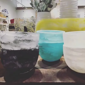 Handmade new resin bowl here fruit basket <b>top</b> seller <b>table</b> <b>decor</b> here trendy home ware kitchen ware - Product Image 1