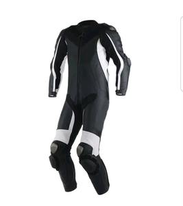 Combinaison de moto en cuir sur mesure pour les motards de grande taille - Imperméable, coupe-vent, respirante, ignifuge, anti-UV, vêtements de sport pour la course - Product Image 1