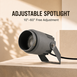 Adjustable Focus LED Spot Light IP67 Waterproof Outdoor AC85-265V Garden Tree Flood Light Lamp