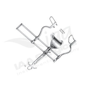 Retractor Abdominal Manual de Acero Inoxidable, Instrumento Quirúrgico Autoestático para Uso Hospitalario, Certificado CE - Product Image 5