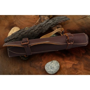 Juego de Cuchillos de Chef Profesionales de Acero Inoxidable de 5 Piezas, Hechos a Mano por Ahmad Fabric, Mango de Resina, Funda de Cuero, Diseño Moderno, Personalizable - Product Image 5