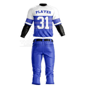 Diseña Tu Propio Logotipo, Uniforme de Béisbol para Equipo, Transpirable, de Alta Calidad, Impresión por Transferencia de Calor, Servicio OEM Disponible para Hombres - Product Image 2