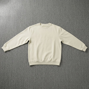 Sweat-shirts vierges en gros directement de l'usine pour hommes, sweat-shirt uni avec logo imprimé en 3D, sweat-shirt surdimensionné personnalisé en tricot pour hommes - Product Image 1