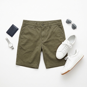Pantalones Cortos de Verano para Hombre, Ajustados, 100% Algodón, Cintura Media, Transpirables, OEM, ODM, Venta al Por Mayor de Fábrica |   MOQ bajo - Product Image 3