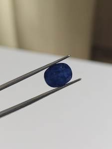 Zafiro Azul Natural de 6.65 ct, Gema Ovalada para Anillos de Compromiso y Joyería Fina - Product Image 6