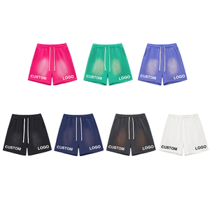 Pantalones Cortos Deportivos de Algodón 100% Pesado para Gimnasio, con Cordón Ajustable, Transpirables, para Hombre - Product Image 6
