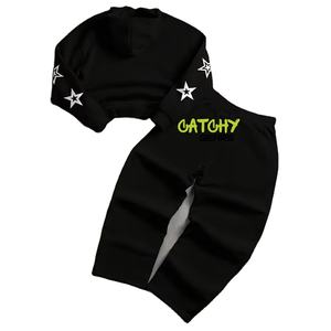 Conjuntos Deportivos con Estampado Puff al por Mayor, Ropa Deportiva con Logotipo Personalizado para Entrenamiento en Gimnasio y Uso Casual - Product Image 6