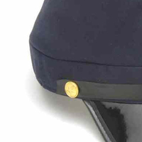 Gorra Reproducción Hecha a Mano con Bordado de Hojas de EE. UU. 1940, Sombreros Únicos, Reproducción Americana de Kepis