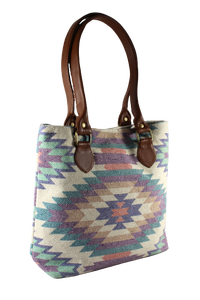 Bolso de mano de algodón tejido a mano con estampado Dhurry Kelim, diseño moderno, para mujer, uso diario. - Product Image 2