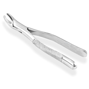 Forceps d'extraction dentaire # Instrument d'extraction dentaire supérieur et inférieur en acier inoxydable, poignée ergonomique manuelle, certifié CE, dentaire - Product Image 1