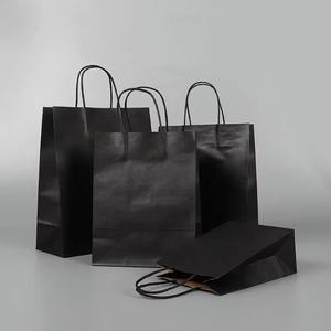 Luxury Eco-Friendly Kraft Paper Gift <b>Bags</b> with Lamination Custom Logo Classic Style Reusable Durable Candle <b>Craft</b> Use - Product Image 1