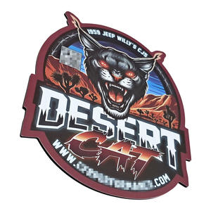 Aimant de réfrigérateur avec autocollant magnétique pour présentations, design moderne, coloré, irrégulier, vinyle automobile - Product Image 2