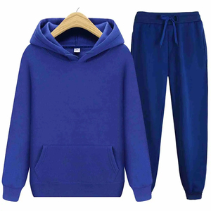Ensemble de survêtement unisexe en coton et polyester de haute qualité avec impression de logo personnalisé, coupe ample, pour l'automne et l'hiver - Product Image 5
