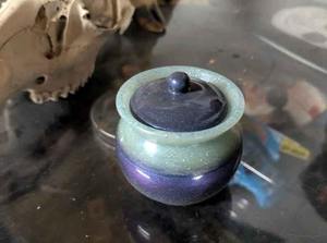 Pot de rangement en résine fait main avec couvercle pour la cuisine, la salle de bain, la décoration de la maison, les bonbons, le thé, le café, organisateur multifonctionnel - Product Image 2