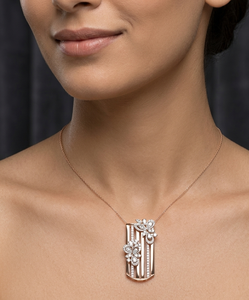 จี้เพชรทองคำแท้ 18k และ 14k หรูหรา พร้อมเพชรธรรมชาติที่ได้รับการรับรอง - Product Image 1