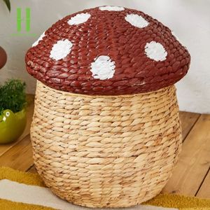 Cesta de almacenamiento de ratán Ideal para niños, juguete ecológico de mimbre para niños, OEM en fábrica de Vietnam - Product Image 6