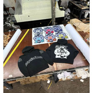 Sudaderas SDL con diamantes, estilo hip hop, personalizadas, transpirables, para invierno, negras, 500 gsm, fabricantes, 100% algodón, sudaderas para hombre - Product Image 2