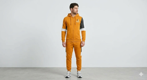 Ensemble de survêtement évasé pour homme, en coton épais 100% uni, avec logo personnalisé, pantalon évasé et sweat à capuche, toutes tailles, faible MOQ - Product Image 6