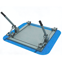Equipo de Ejercicio de Doble Asiento para Exteriores, con Acero Resistente y Materiales Antideslizantes para Ejercicios de Extremidades Superiores.