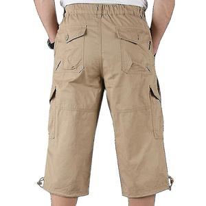 Pantalon Cargo spécial été personnalisé de marque pour la vente en gros de pantalons de survêtement anti-boulochage en toile de coton de qualité supérieure pour exportation - Product Image 3