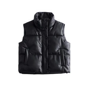 Men's Casual Canvas <b>Puffer</b> Vest Lightweight Insulated Autumn Sleeveless <b>Jacket</b> Puffy Padding Bubble Quilted - Product Image 6