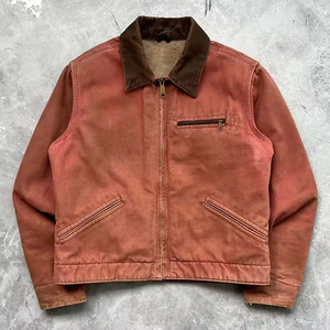 Veste de travail en toile épaisse 380 g/m² pour hommes, fermeture à pression, vente en gros pour les détaillants - Product Image 4